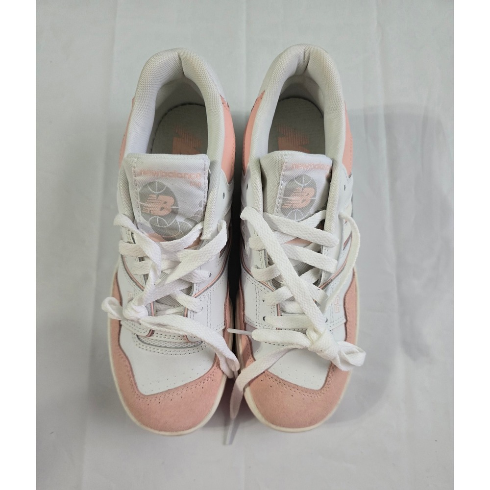 New Balance 550 White Pink Sneakers GSB550CD Womens 7.5 Kids 6 Low Top NWOT - Picture 2 of 15